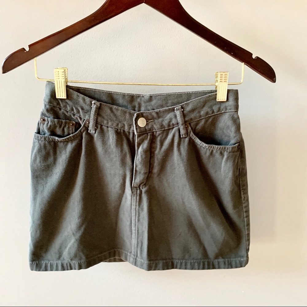 Vintage Charcoal Skirt